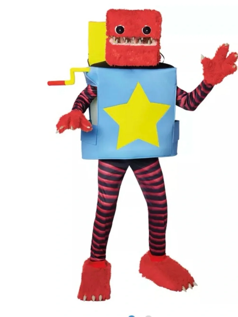 Boxy Boo Childs Costume ,Poppy Playtime, Child Size Medium 8-10,